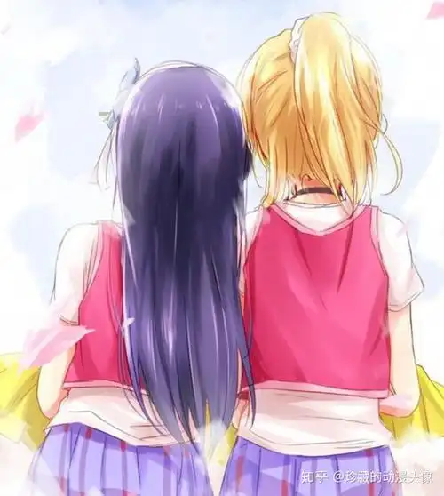 二次元动漫美图:好闺蜜系列,一起笑,一起成长!