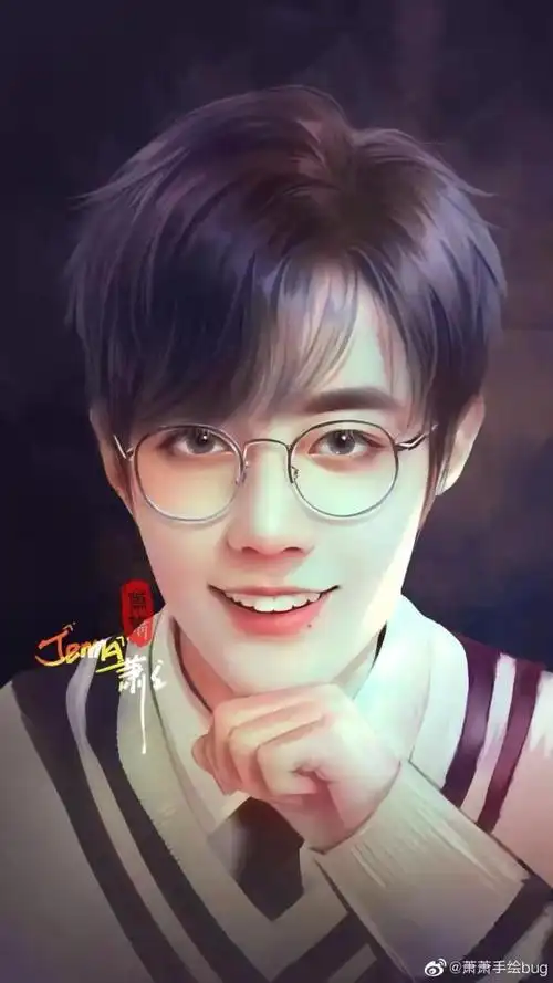 肖战手绘图分享60张肖战手绘图比漫画还好看的男人