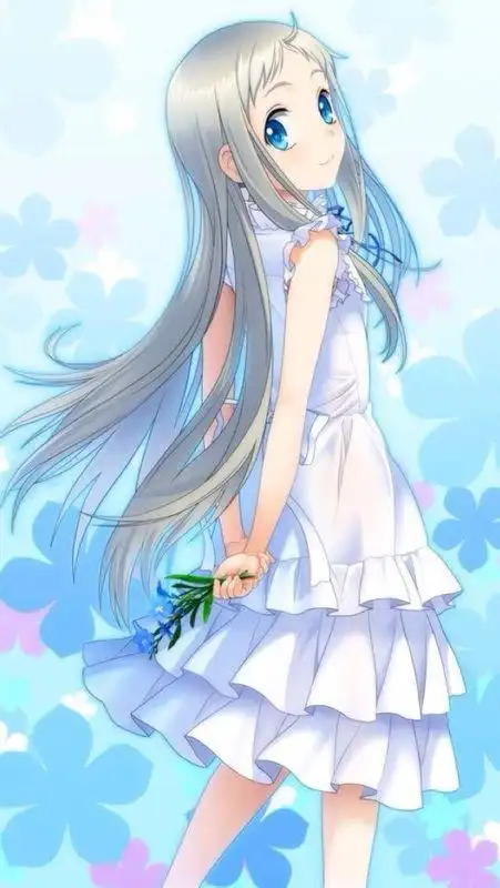 卡通女孩侧面站姿!急!