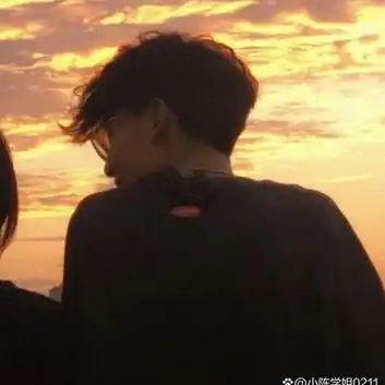 真人情侣头像(夕阳篇