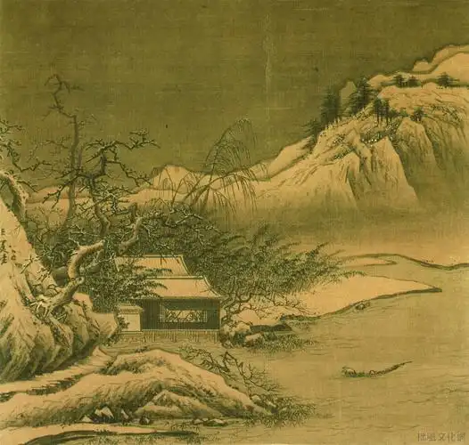 南宋夏圭山水画作品欣赏