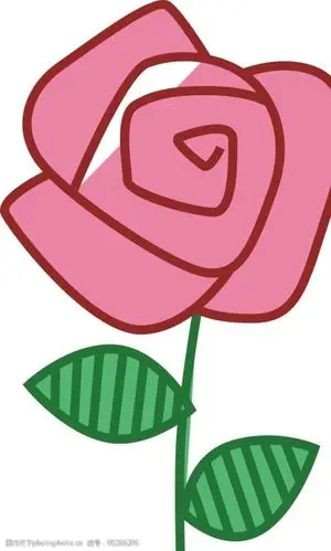 花简笔画卡通素材图片