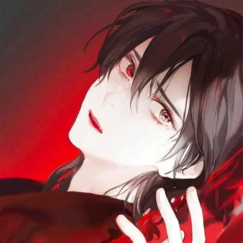 90张动漫男生头像emo冷漠男头2