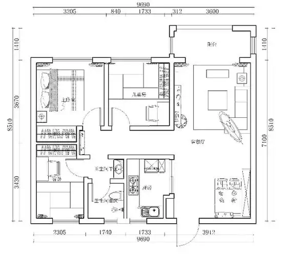 风格,让房屋更显得高端大气,喜欢这种简约风格的朋友们可以考虑一下