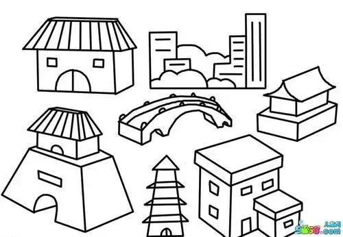 3-6岁儿童简笔画房子 3-6岁儿童简笔画房子的前面