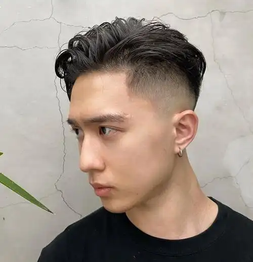 "发型,还可以留这5款时髦造型,帅气显精神|烫发|发蜡|背头_网易订阅