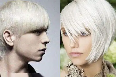 白色头发的发型 充满酷劲又迷人