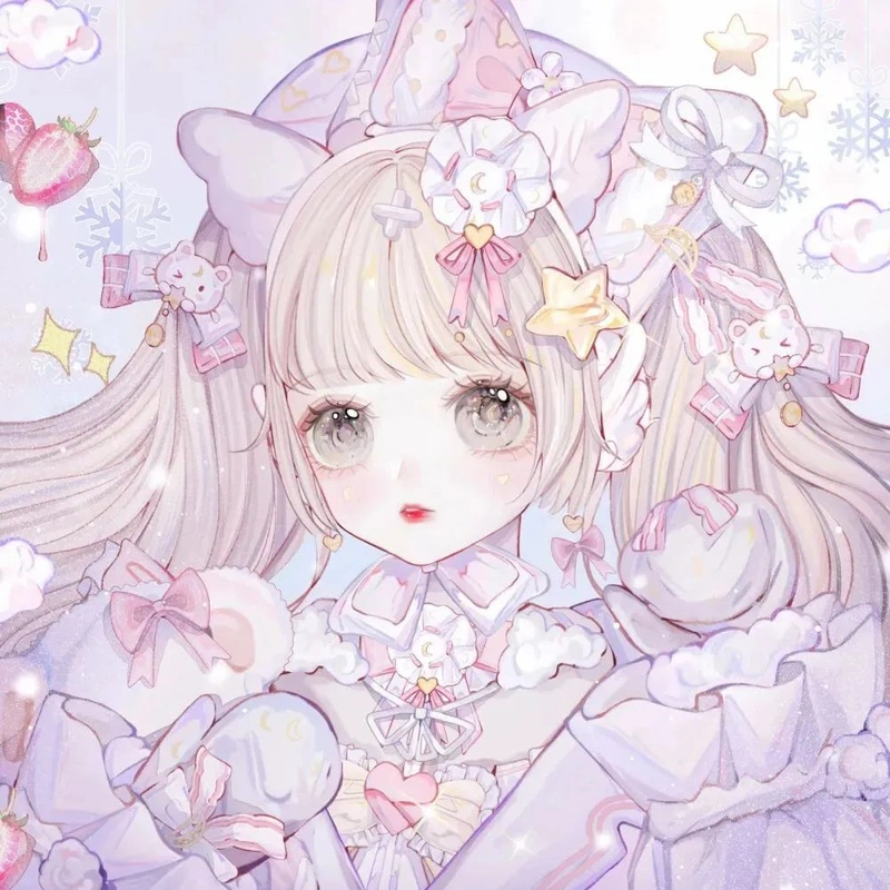 仙气动漫女生头像|总有人用心喜欢你