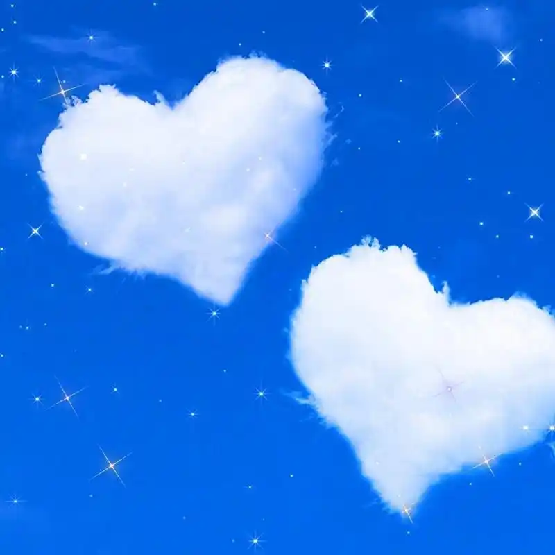 超级仙女蓝色系背景图 仙气十足唯美壁纸 别人秒赞的朋友圈 背景图