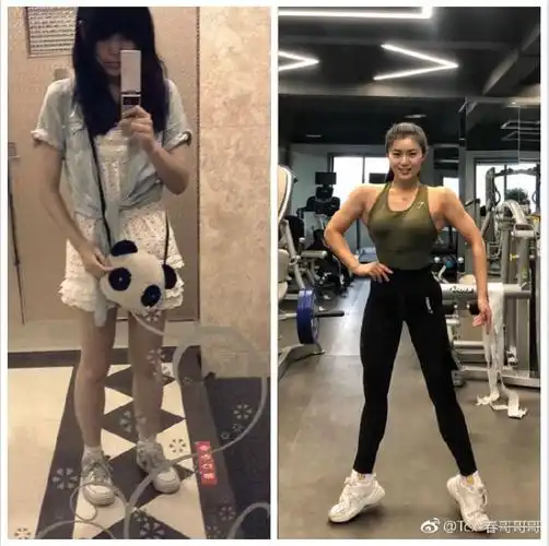 健身10年身材变化有多大一组前后对比照太帅了