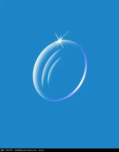 蓝色镜片背景素材