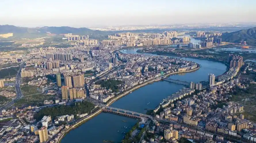 四会城区.图源 四会发布