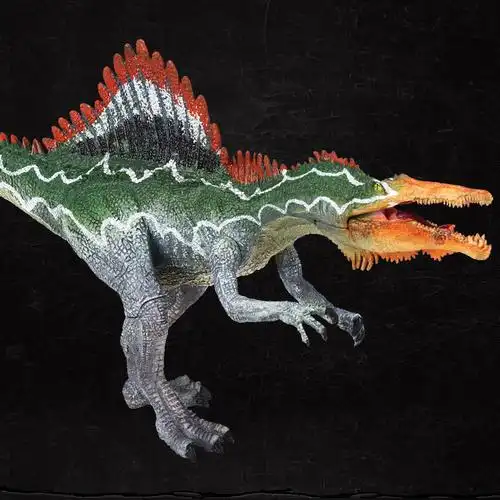 侏罗纪仿真恐龙模型 实心精品摩洛哥棘背龙 棘龙恐龙玩具早教道具