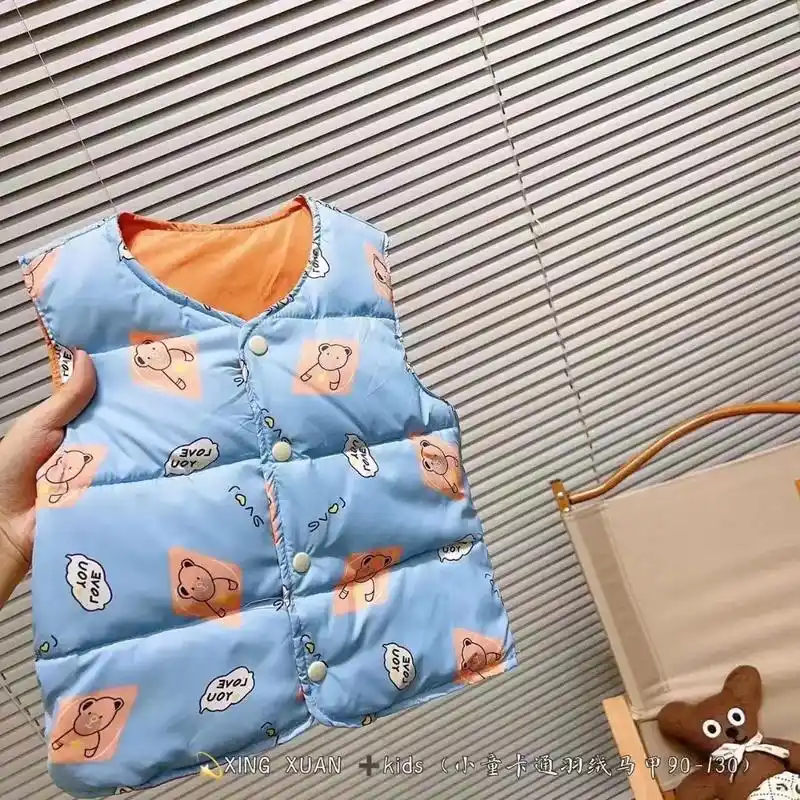 890.精品卡通羽绒马甲  - 抖音