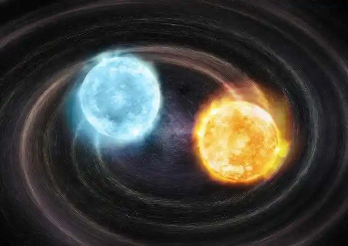 美国天文学家首次探测到由两颗独立的白矮星组成的双星系统j23220509