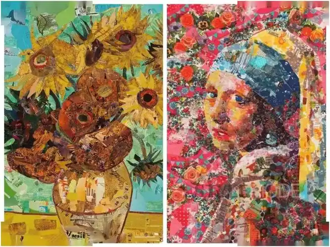 灵感闪现 创意无限——美术云课堂之《艺术拼贴画》