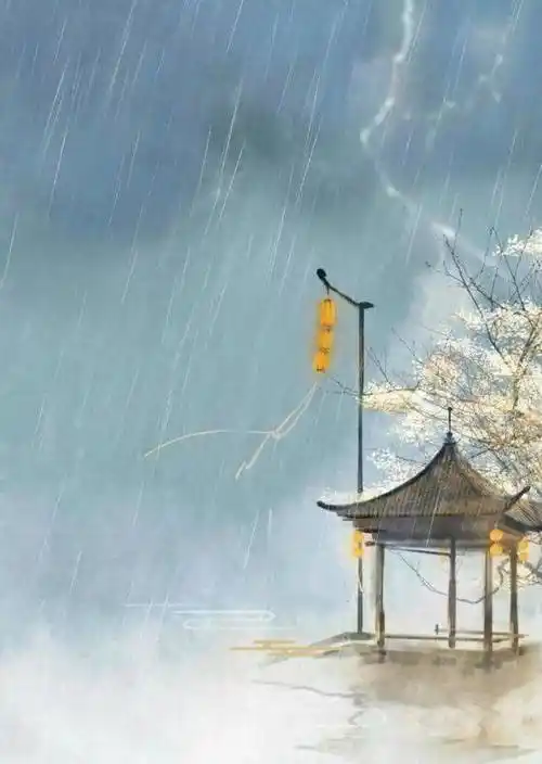 春雨江南,牧童遥指杏花村已不在.42句下雨古诗词,古意盎然古韵犹存
