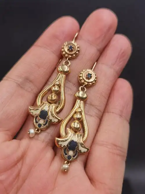 古董k金耳饰(二)