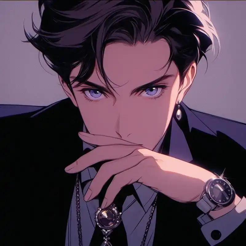 西装男头 旧漫头像