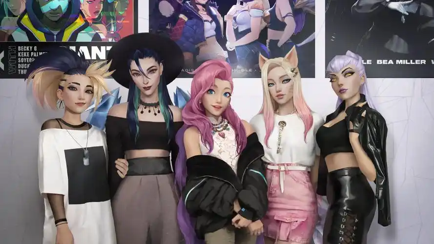 英雄联盟kda女团最新新动态哪款小姐姐是你的最爱