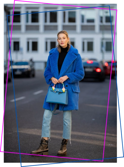 色彩高级又时髦,冬季搭配正合适|蓝色|经典蓝|衣服_新浪新闻