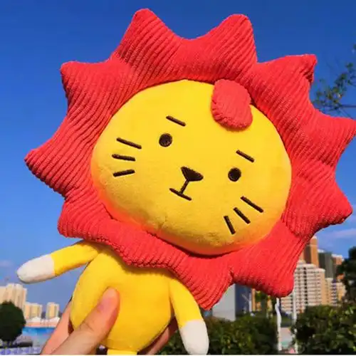 王源同款小莱阳公仔挂件钥匙扣包包毛绒狮子roy6莱阳挂饰