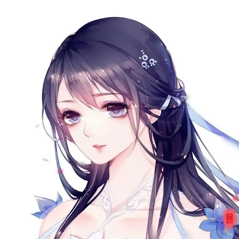 唯美古风女生动漫头像