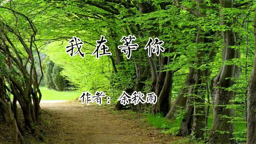 余秋雨《我在等你》:生命累了,我在天堂等你,老了我在来生等你