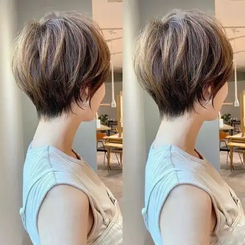 忍不住想剪的短发效果真的不一样有没有美到你