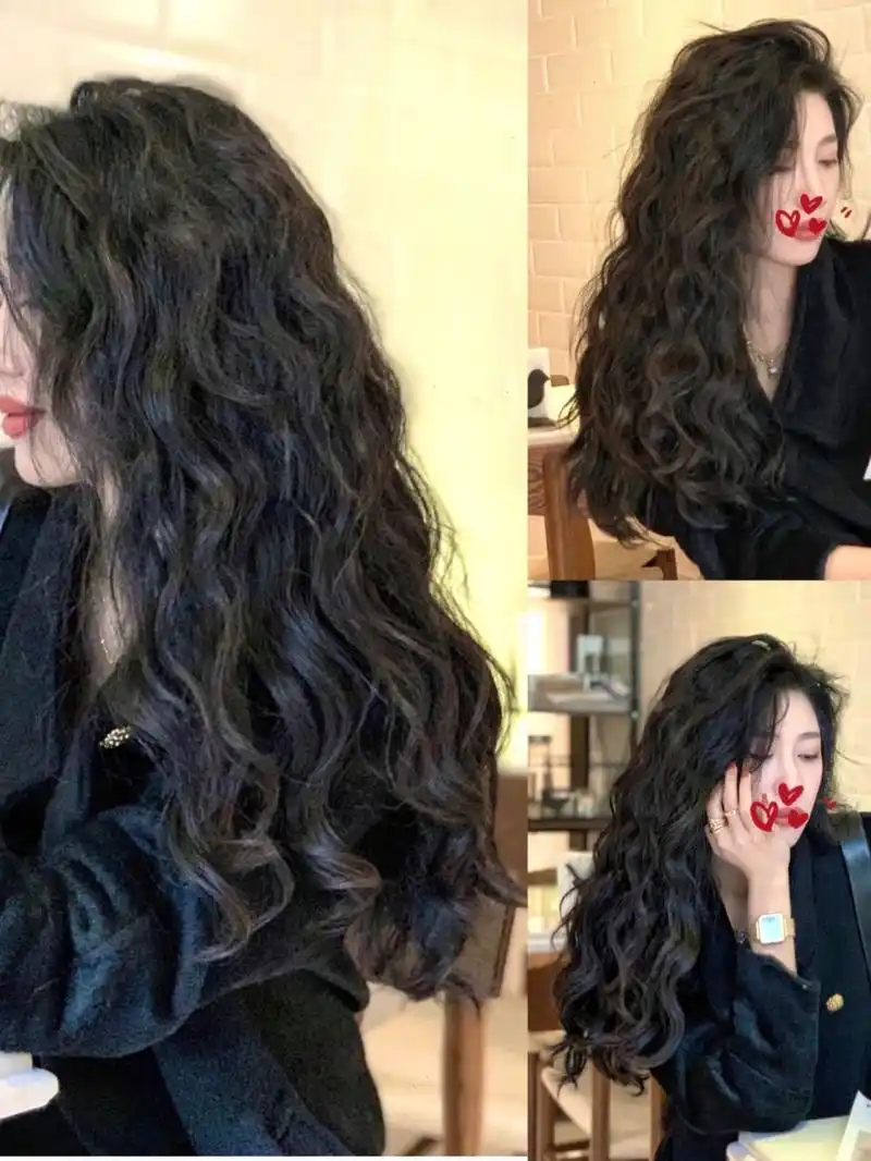 中长发烫发 蛋卷头 法式烫发 羊毛卷 木马卷 浪漫卷发 广州烫发 怪葺