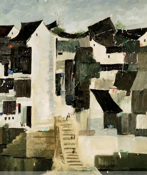 [原创] 名作鉴赏(2) 看吴冠中品读路之奇(50p) - 路人@行者 - 路人