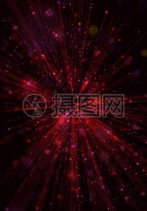 蓝色光束粒子飞舞背景图片素材