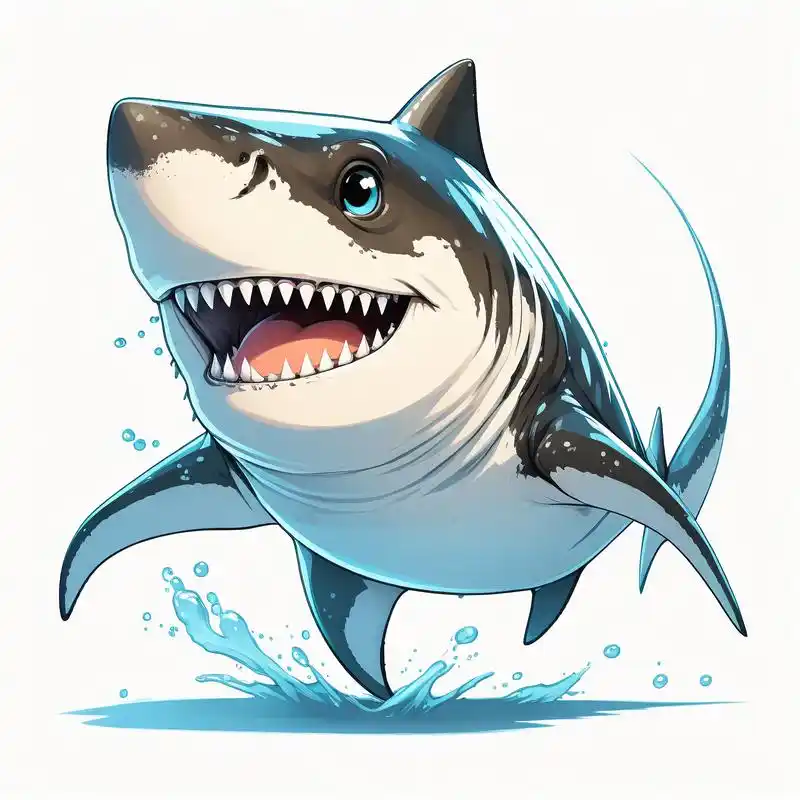 q版小鲨鱼头像,可爱到不行007815