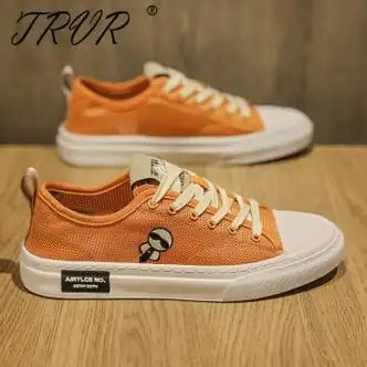 trvr2024新款夏季板鞋男鞋子透气网眼薄款百搭夏款休闲鞋潮牌镂空潮鞋