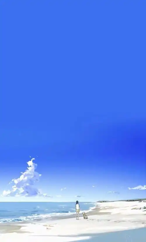 蓝色意境清新壁纸