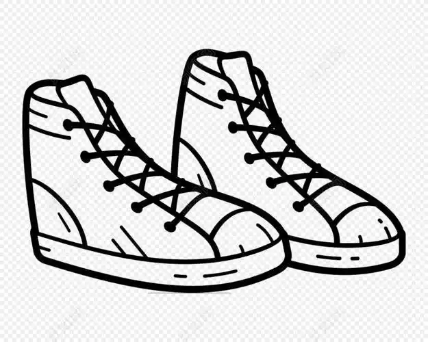 一双运动鞋简笔画简单