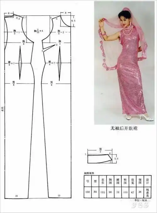 裙子裁剪图解100例以及画好样板图