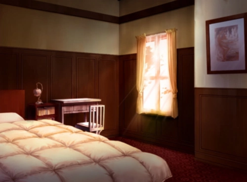 美图:一组日本室内住宅漫画场景素材分享