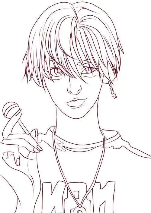 自学临摹—光速大神作品(小鬼王琳凯)