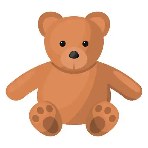 可爱的,绘画插图,熊,矢量,卡通正版矢量图素材下载