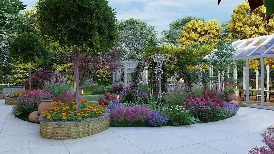 重庆龙湖揽镜500平方花镜花园(完工)|空间|景观设计|合庭院梦景观