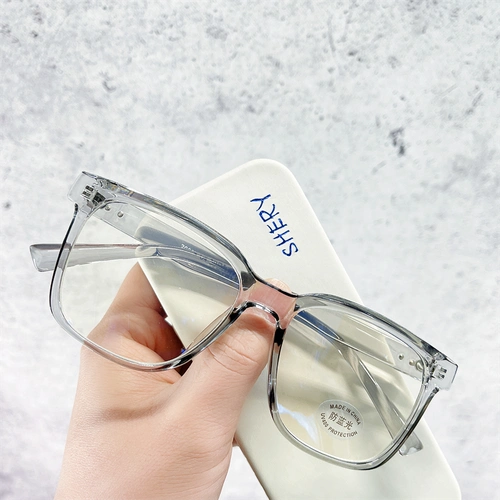 眼镜网红素颜圆脸方框大框透明框防蓝光防辐射防蓝光镜