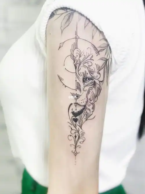 狮子座纹身龙岩洗纹身