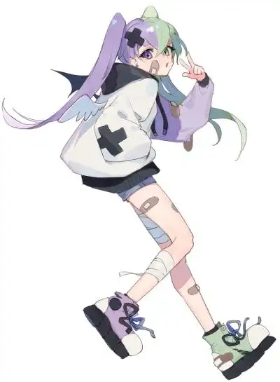 女生全身动漫图