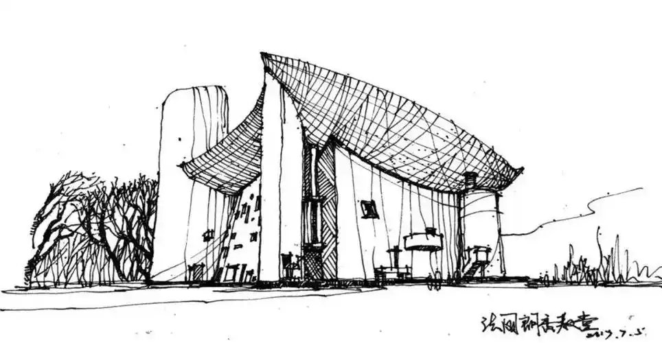 [分享]手绘建筑,感受线条魅力