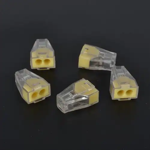 电线连接器 硬导线电工接线 2孔接线端子电线接头102