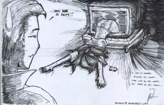 女鬼, 变成了工口女主…… 明明是个贫乳的贞姐, 硬是被画成了巨乳