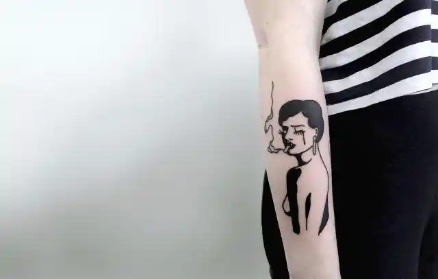 纹身图案丨悲伤堕落是不是也算是有趣灵魂的一种呢