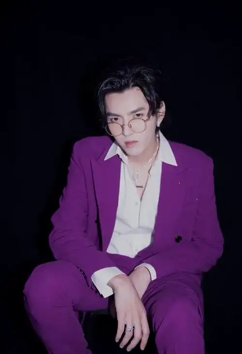 简介:吴亦凡紫色西装文艺帅气写真,分享一组吴亦凡图片给大家,图中的