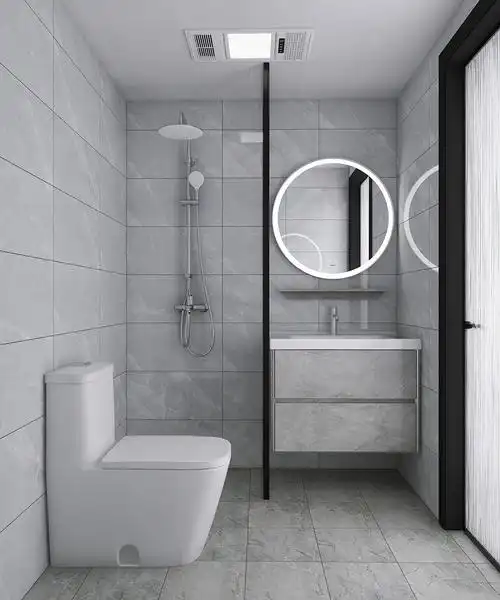 60平米一居室现代风格卫生间装修效果图